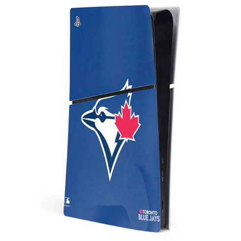 MLB Toronto Blue Jays Solid Distressed PS5 Slim Digital Edition Console Skin