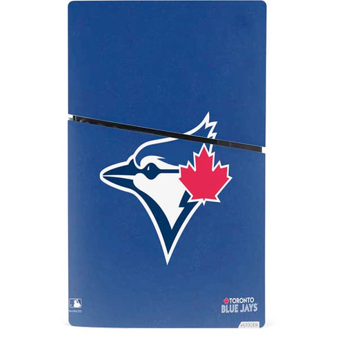 MLB Toronto Blue Jays Solid Distressed PS5 Slim Digital Edition Console Skin