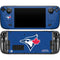 MLB Toronto Blue Jays Solid Distressed Steam Deck Handheld Gaming Computer OLED Skin