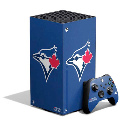 MLB Toronto Blue Jays Solid Distressed XBox Series X Digital Edition Bundle Skin