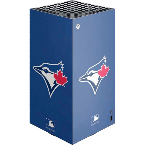 MLB Toronto Blue Jays Solid Distressed Xbox Series X Skins