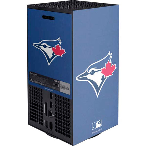 MLB Toronto Blue Jays Solid Distressed XBox Series X Digital Edition Console Skin