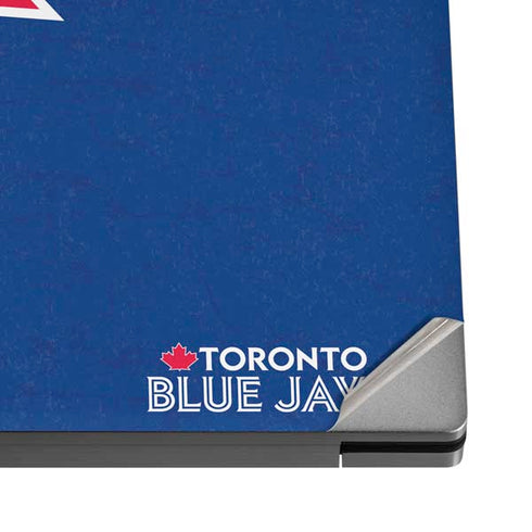 MLB Toronto Blue Jays Solid Distressed Dell XPS Skin