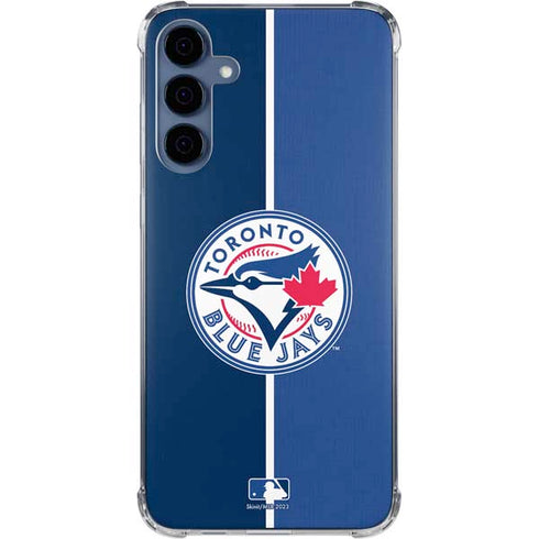 MLB Toronto Blue Jays Split Galaxy A55 5G Clear Case