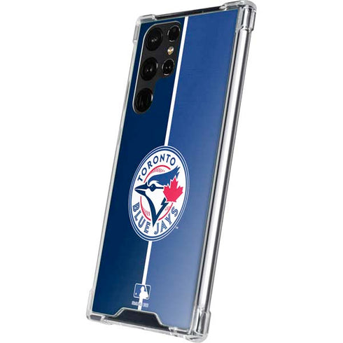 MLB Toronto Blue Jays Split Galaxy S23 Ultra Clear Case