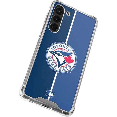 MLB Toronto Blue Jays Split Galaxy S24 FE Clear Case