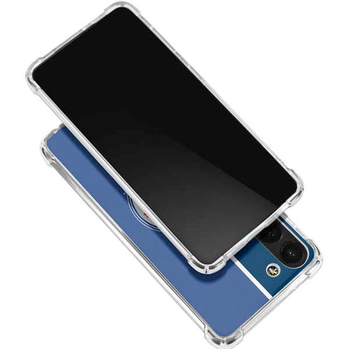 MLB Toronto Blue Jays Split Galaxy S24 FE Clear Case