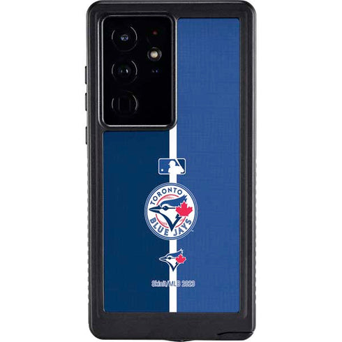 MLB Toronto Blue Jays Split Galaxy S24 Ultra Waterproof Case