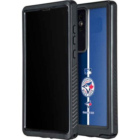 MLB Toronto Blue Jays Split Galaxy S24 Ultra Waterproof Case