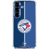 MLB Toronto Blue Jays Split Galaxy S25 FE Clear Case
