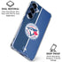 MLB Toronto Blue Jays Split Galaxy S25 FE Clear Case