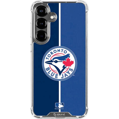 MLB Toronto Blue Jays Split Galaxy S26 Plus Clear Case