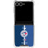 MLB Toronto Blue Jays Split Galaxy Z Flip7 Clear Case