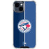 MLB Toronto Blue Jays Split iPhone 15 Clear Case