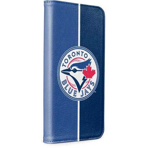 MLB Toronto Blue Jays Split iPhone 15 Plus Folio Case