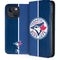 MLB Toronto Blue Jays Split iPhone 15 Plus Folio Case