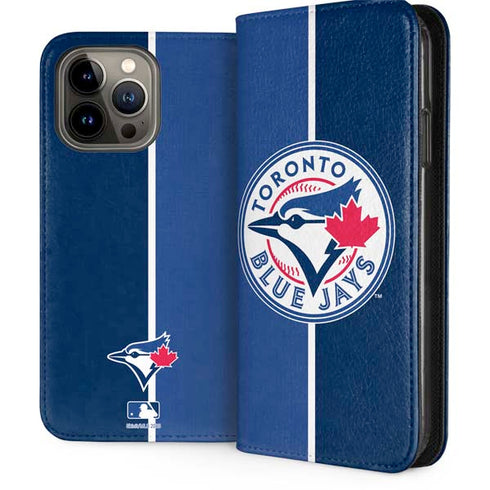 MLB Toronto Blue Jays Split iPhone 15 Pro Max Folio Case