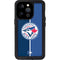 MLB Toronto Blue Jays Split iPhone 15 Pro Waterproof Case