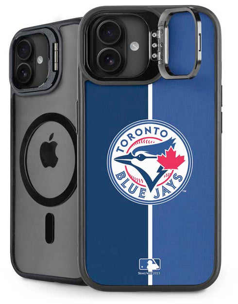 MLB Toronto Blue Jays Split iPhone 16 Plus Kickstand Case