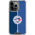 MLB Toronto Blue Jays Split iPhone 16 Pro Clear Case