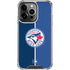 MLB Toronto Blue Jays Split iPhone 16 Pro Max Clear Case