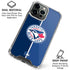 MLB Toronto Blue Jays Split iPhone 16 Pro Max Clear Case