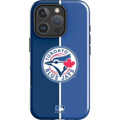 MLB Toronto Blue Jays Split iPhone 16 Pro Max Impact Case