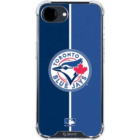 MLB Toronto Blue Jays Split iPhone 16e Clear Case