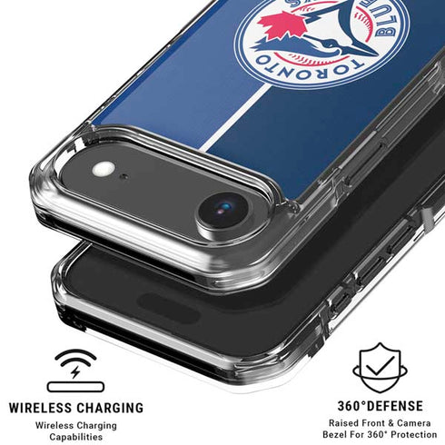 MLB Toronto Blue Jays Split iPhone 17 Air Clear Case