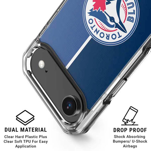 MLB Toronto Blue Jays Split iPhone 17 Air Clear Case