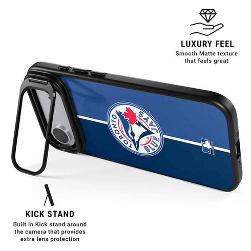 MLB Toronto Blue Jays Split iPhone 17 Air Kickstand Case
