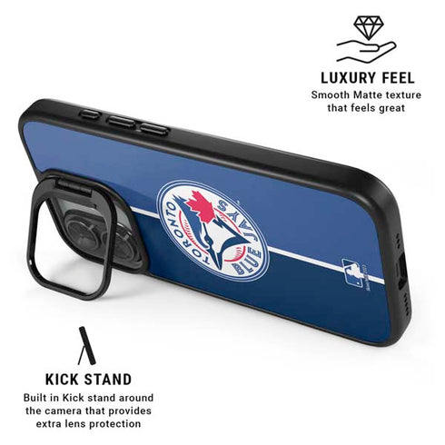 MLB Toronto Blue Jays Split iPhone 17 Kickstand Case