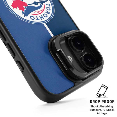 MLB Toronto Blue Jays Split iPhone 17 Kickstand Case