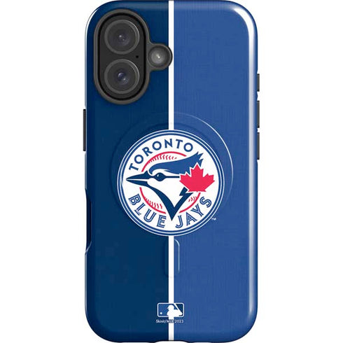 MLB Toronto Blue Jays Split iPhone 17 Magsafe Impact Case