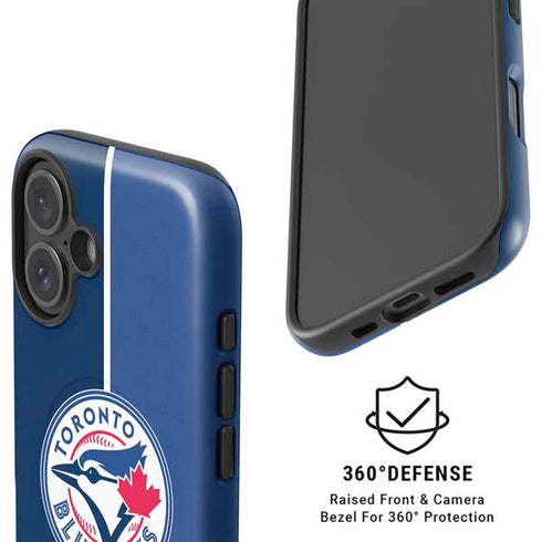 MLB Toronto Blue Jays Split iPhone 17 Magsafe Impact Case