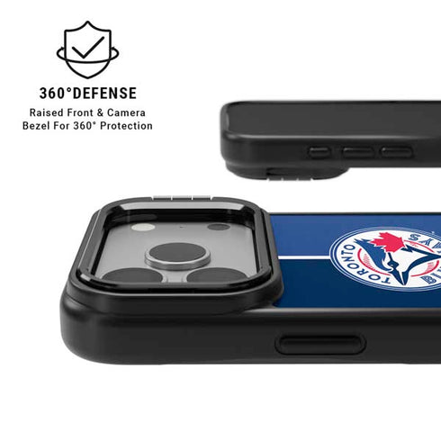 MLB Toronto Blue Jays Split iPhone 17 Pro Max Kickstand Case