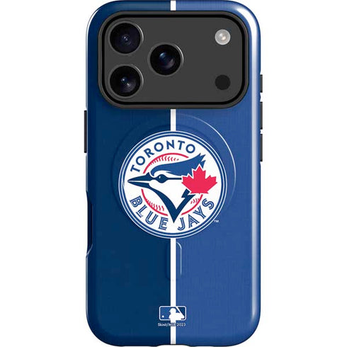 MLB Toronto Blue Jays Split iPhone 17 Pro Max Magsafe Impact Case