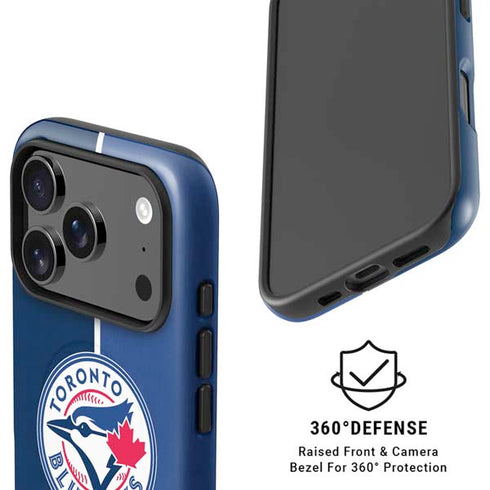 MLB Toronto Blue Jays Split iPhone 17 Pro Max Magsafe Impact Case