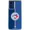 MLB Toronto Blue Jays Split Moto G Play 4G (2024) Clear Case