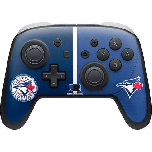 MLB Toronto Blue Jays Split Nintendo Switch 2 (2025) Pro Controller Skin
