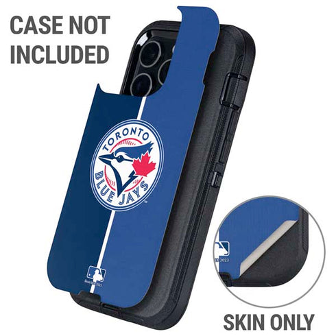 MLB Toronto Blue Jays Split Otterbox Defender iPhone Skin