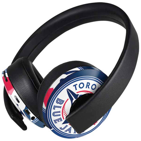 MLB Toronto Blue Jays Split PlayStation 4 Gold Wireless Headset Skin