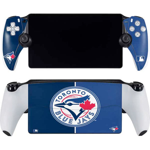 MLB Toronto Blue Jays Split PlayStation Portal Remote Player Skin
