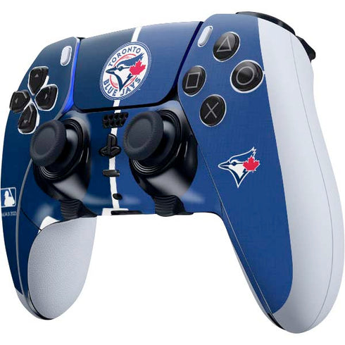 MLB Toronto Blue Jays Split PS5 DualSense Edge Pro Controller Skin