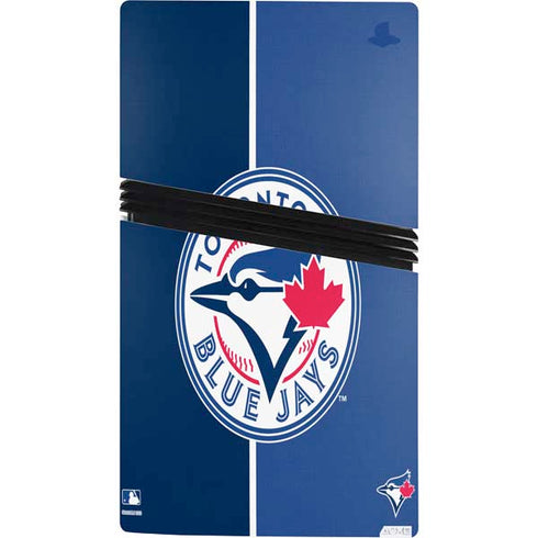 MLB Toronto Blue Jays Split PS5 Pro Console Skin