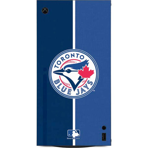 MLB Toronto Blue Jays Split XBox Series X Digital Edition Console Skin