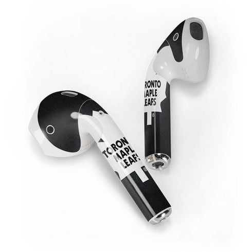 NHL Toronto Maple Leafs Black Background Apple AirPods Skin