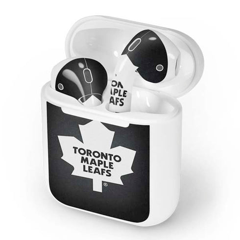 NHL Toronto Maple Leafs Black Background Apple AirPods Skin