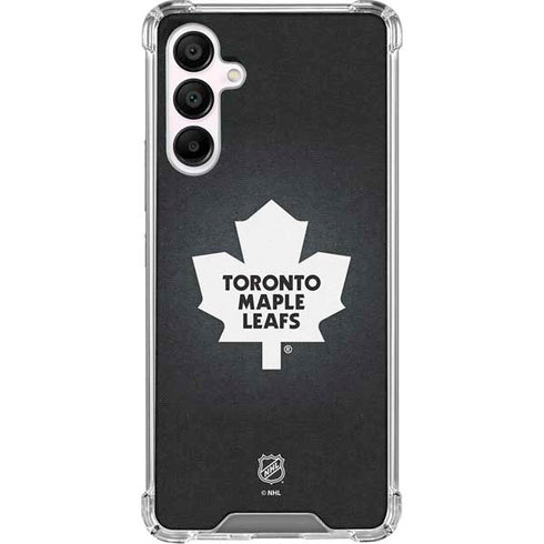 NHL Toronto Maple Leafs Black Background Galaxy A16 5G Clear Case