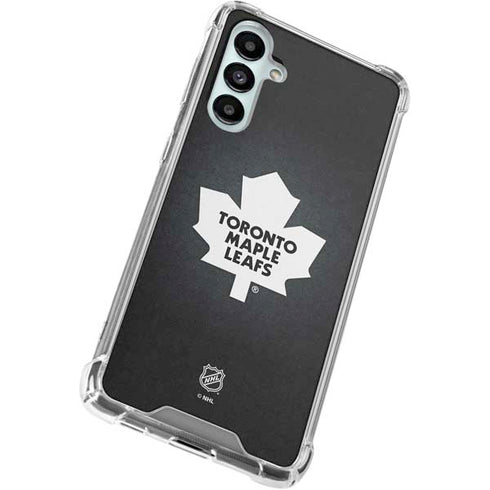 NHL Toronto Maple Leafs Black Background Galaxy A16 5G Clear Case